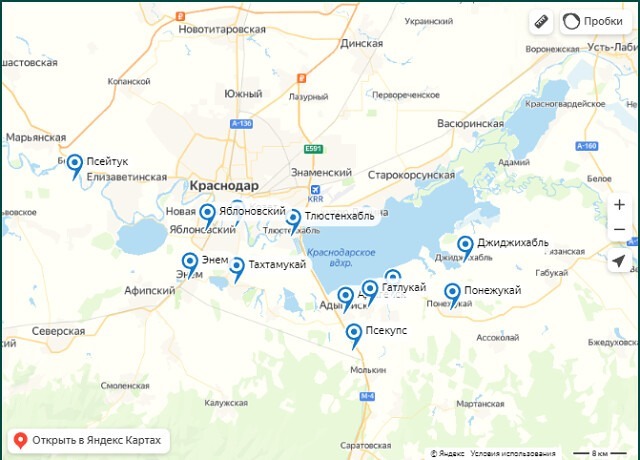 Карта переселения жителей